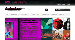 Desktop Screenshot of handsandarms.com